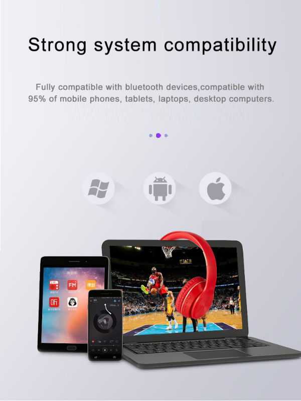 Over Ear Bluetooth 5.0 Headphone Noise Cancelling Wireless Headphone Sports Gaming Headset with Mic supplier